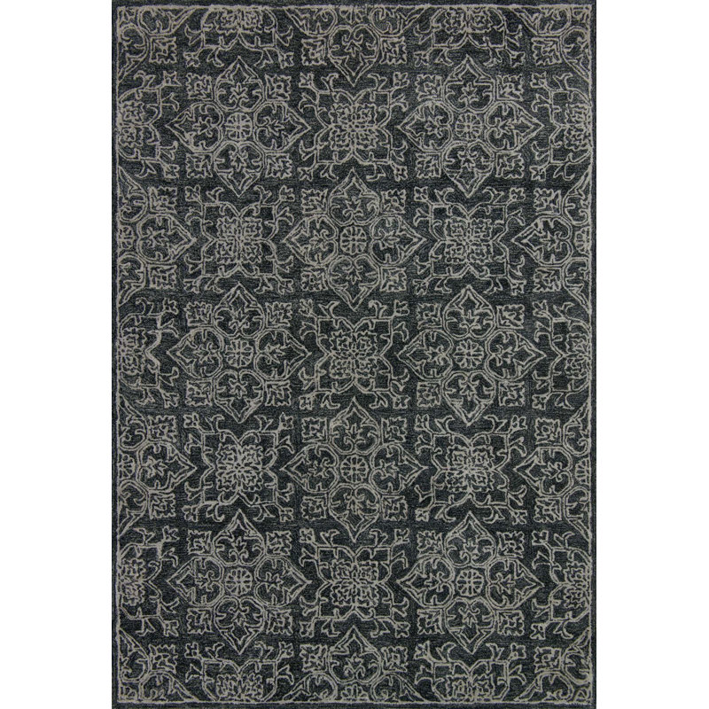 Loloi Rugs Filigree HandTufted Black Area Rug Perigold
